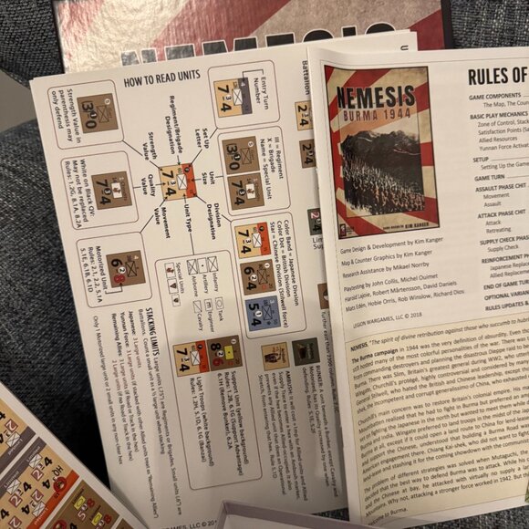 Nemesis: Burma 1944 (open, unpunched) LWG-1801 - Picture 12 of 13